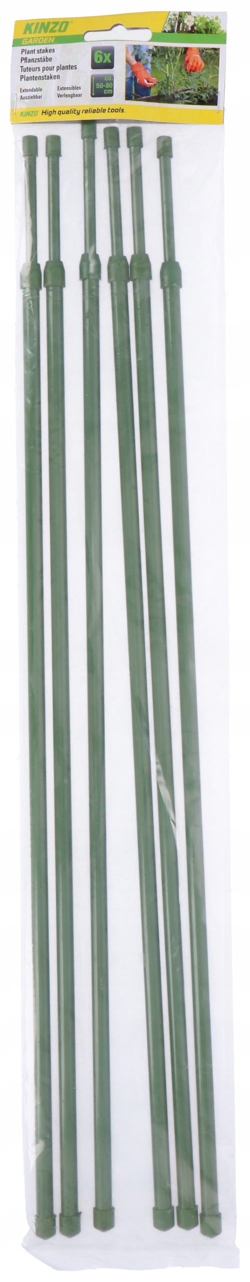 Kinzo PODPORA DO ROŚLIN 6SZT 50-80cm – Idealne wsparcie dla Twojego ogrodu
