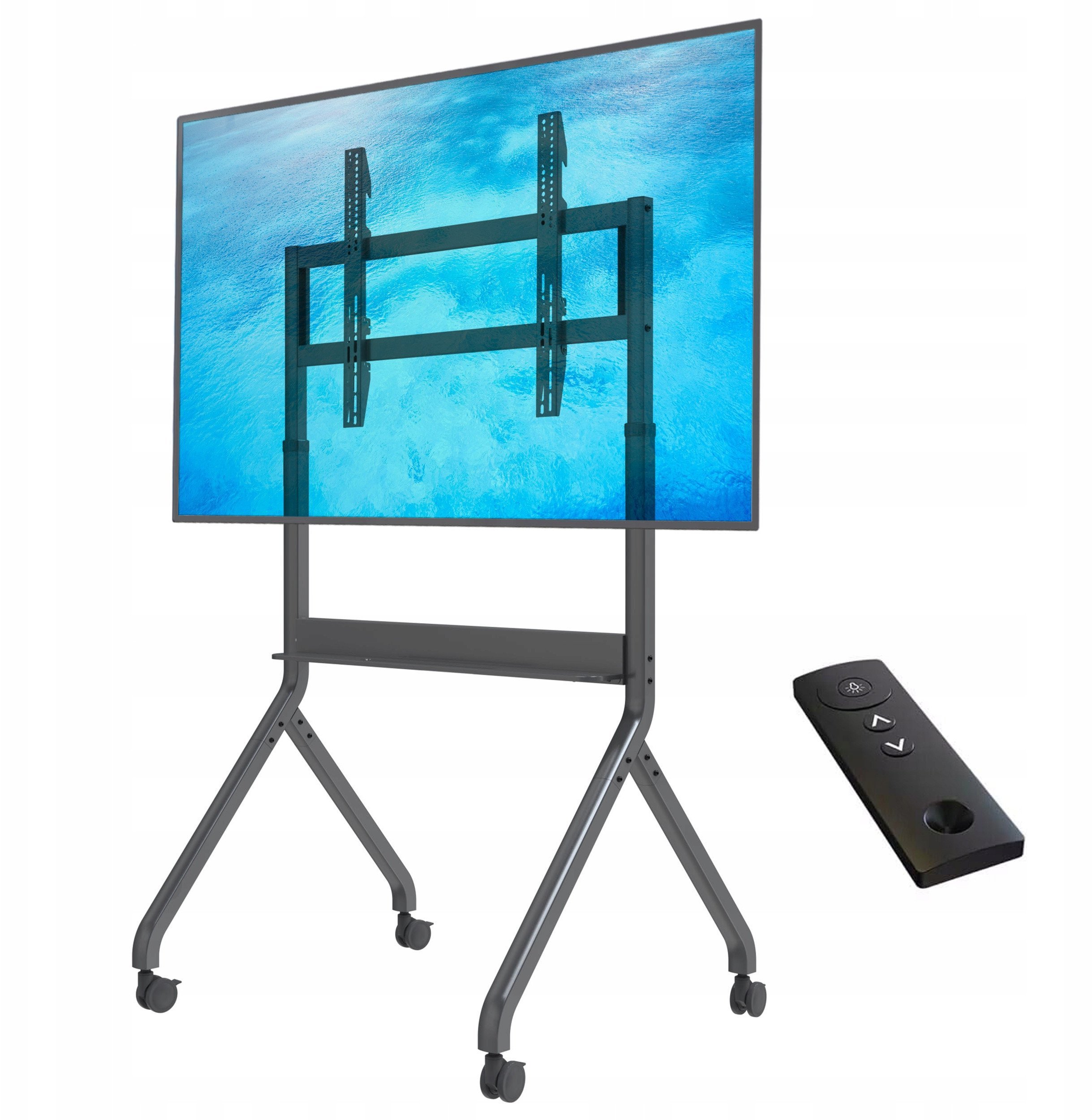 P220 - Elektryczny wózek TV mobilny stojak do telewizorów LCD LED 55