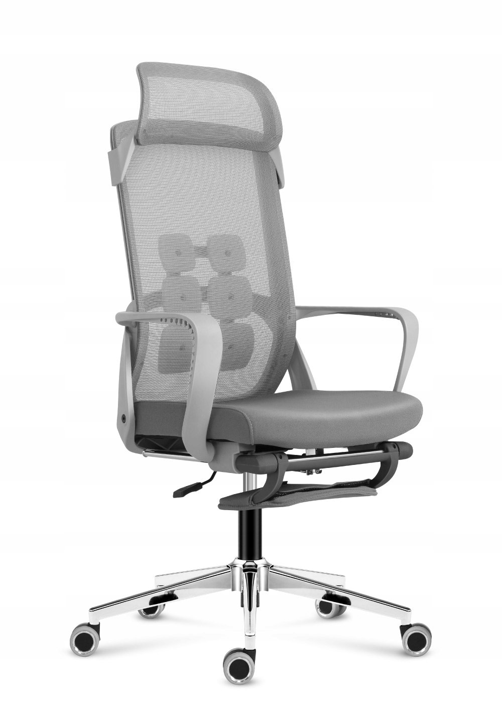Fotel Obrotowy Ergonomiczny Biurowy Mark Adler Manager 3.6 Grey – Komfort i wsparcie w pracy