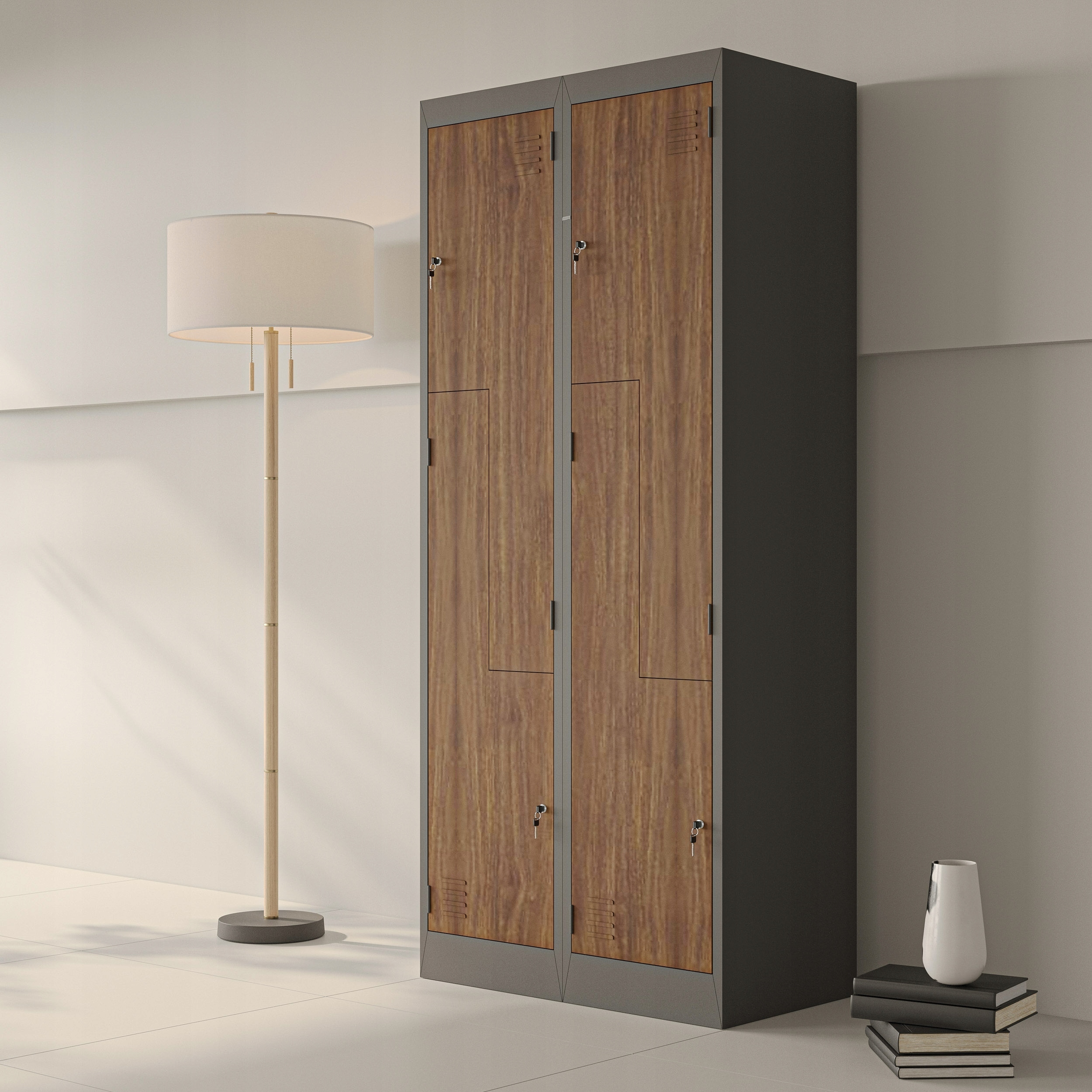 Nowoczesny design – Antracytowa i orzechowa estetyka