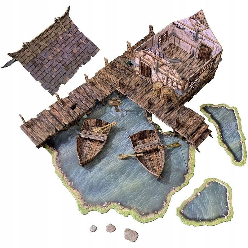 Zestaw 3D z wieloma poziomami – Realistyczne budynki do eksploracji