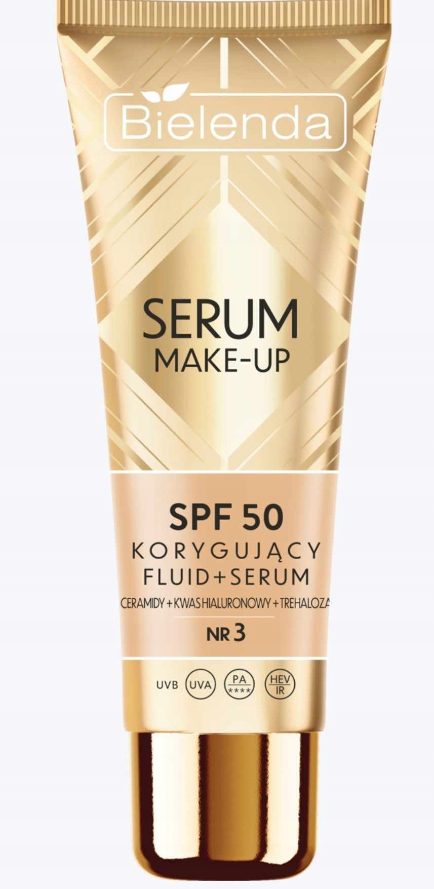 Podkład do twarzy Serum Make-up Korygujący Fluid SPF50 – Idealne połączenie pielęgnacji i makijażu