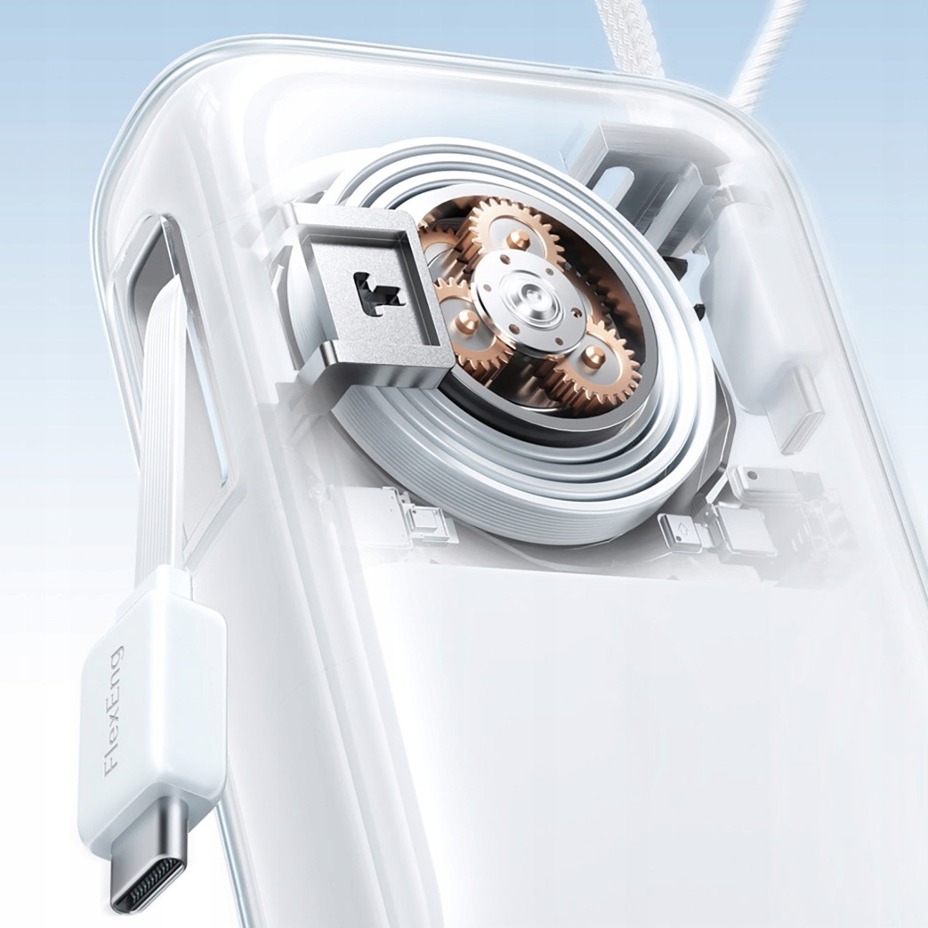 Funkcja uchwytu w kablu – zwiększona mobilność