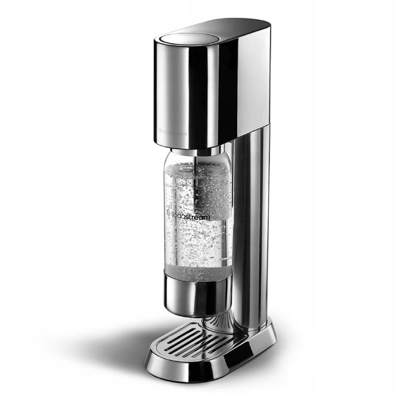 SodaStream – Ekspres do napojów gazowanych w eleganckiej stali nierdzewnej