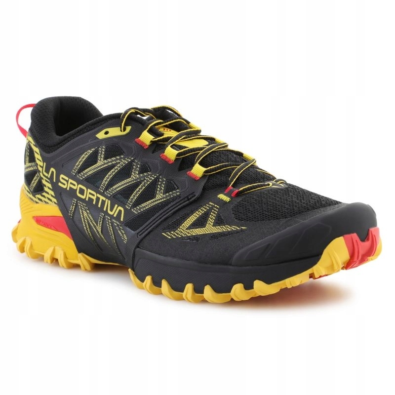 Buty trailowe La Sportiva Bushido III - czarny/żółty - Twoje wsparcie w trudnym terenie