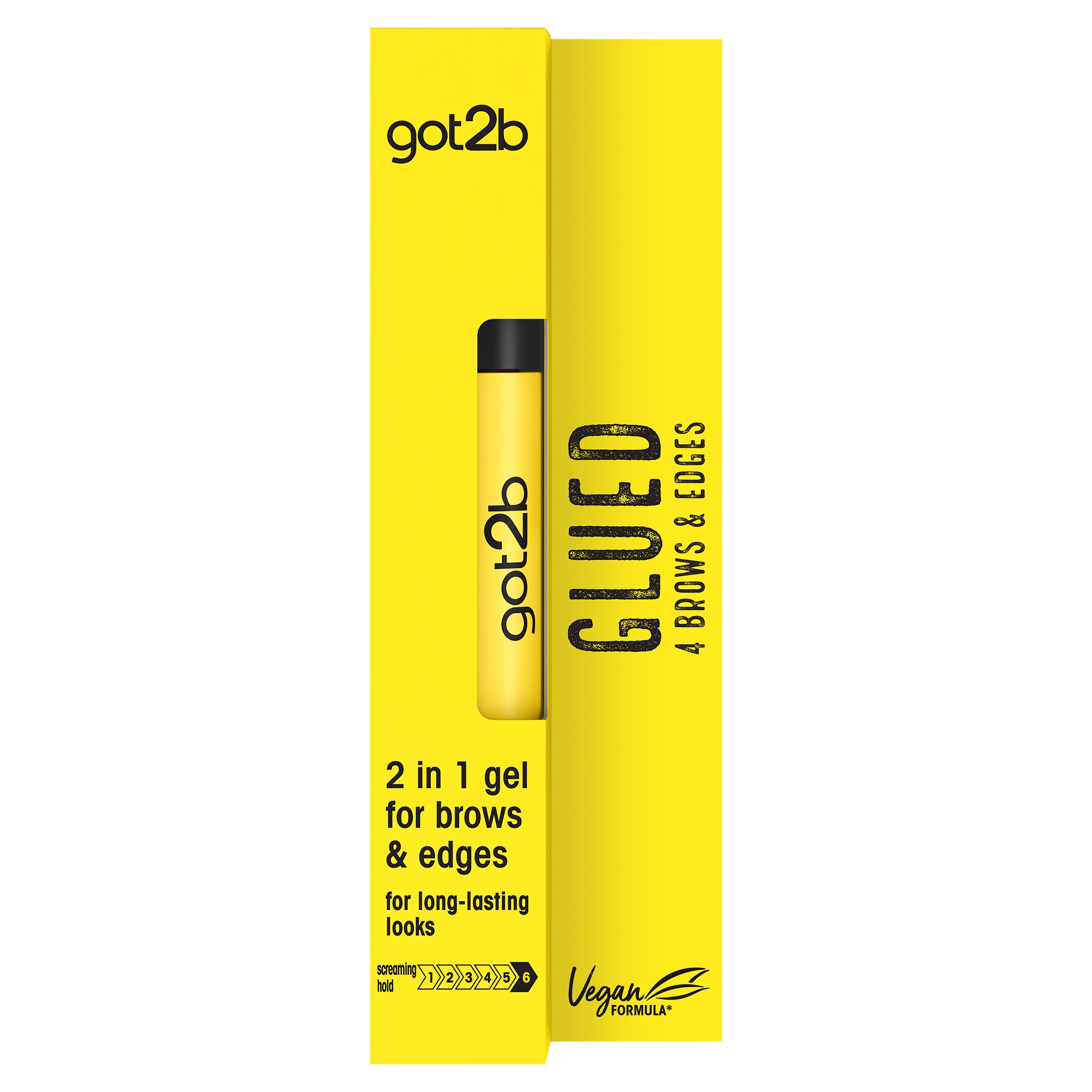 Glued 4 Brows & Edges – Żel 2w1 do brwi i włosów dla perfekcyjnej stylizacji
