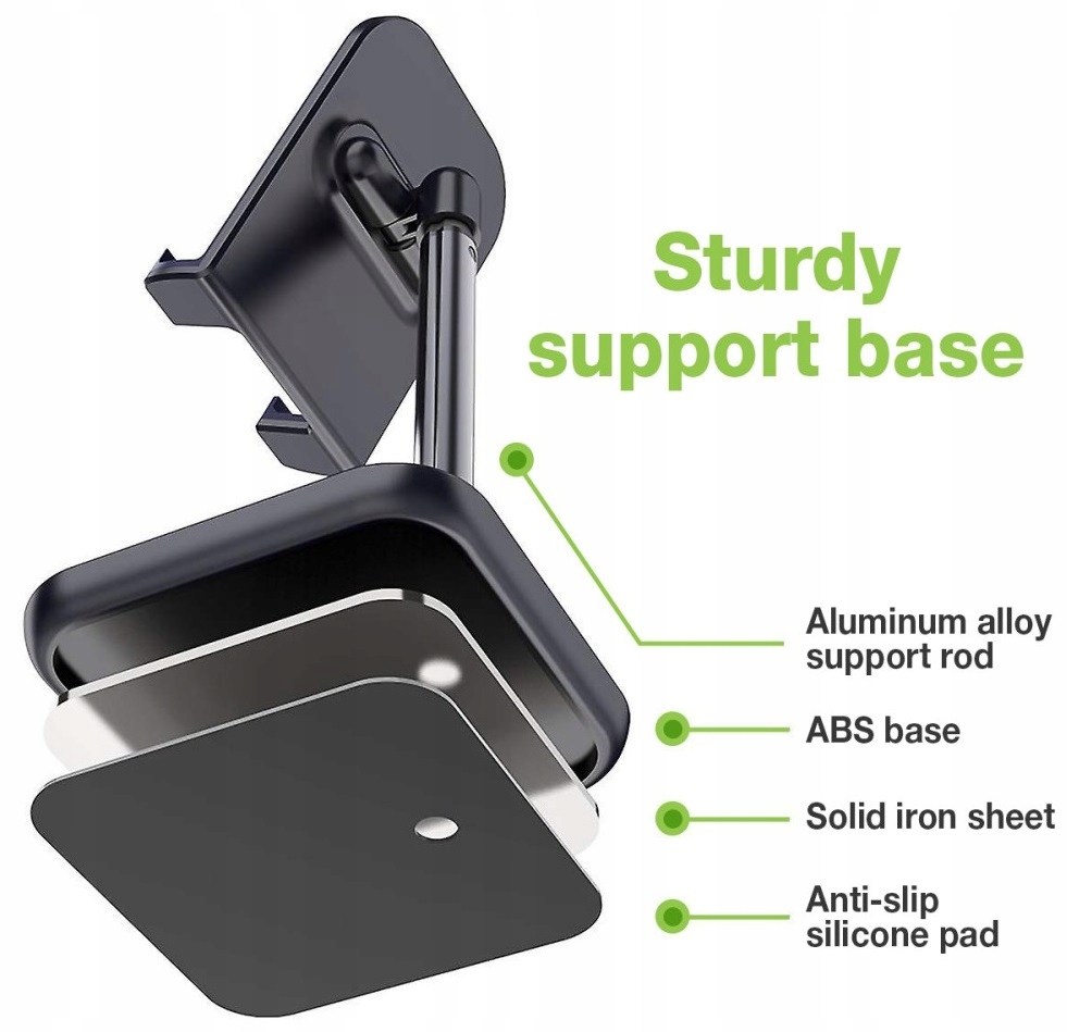 Antypoślizgowe nóżki i stabilna konstrukcja