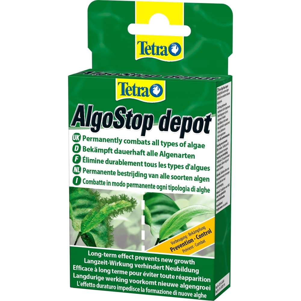 TETRA AlgoStop Depot 12 tabletek – Skuteczna ochrona przed glonami w akwarium