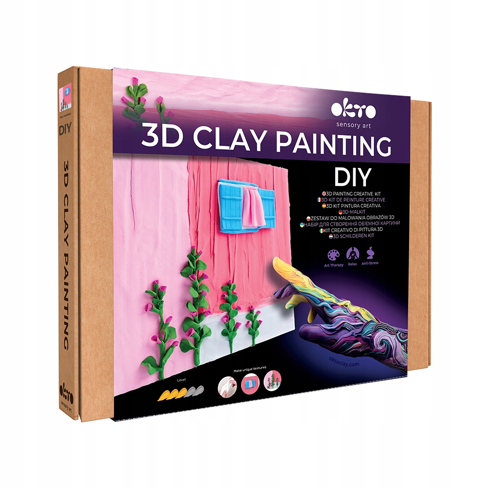 Zestaw do modelowania 3D Pink Morning – Kreatywność na wyciągnięcie ręki