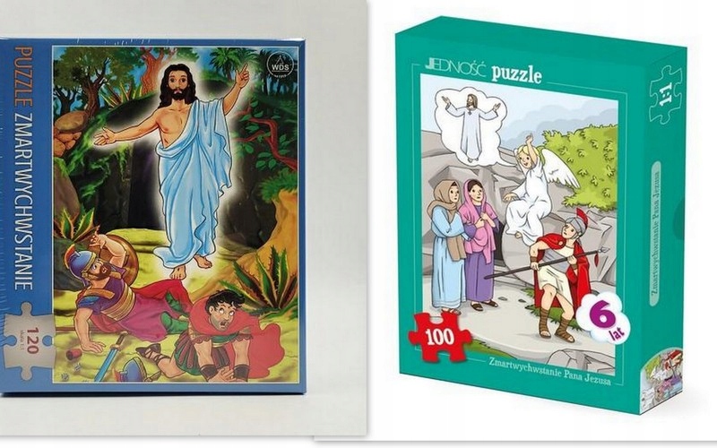 Puzzle 120 ELEMENTÓW Zmartwychwstanie – Edukacyjna układanka dla dzieci