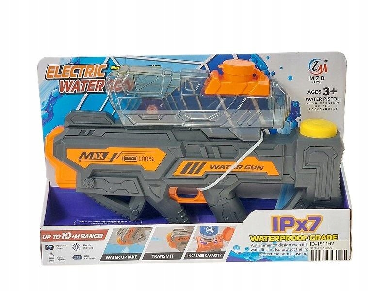 Pistolet na wodę na baterie USB Adar – Idealna zabawa na świeżym powietrzu