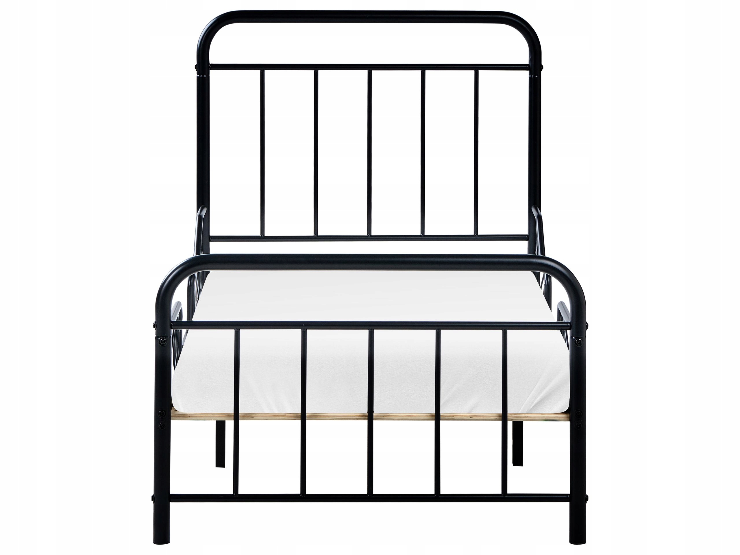 Rozsuwane łóżko dziecięce Metal ANAIS 90 x 200 cm – Idealne dla rosnącego dziecka