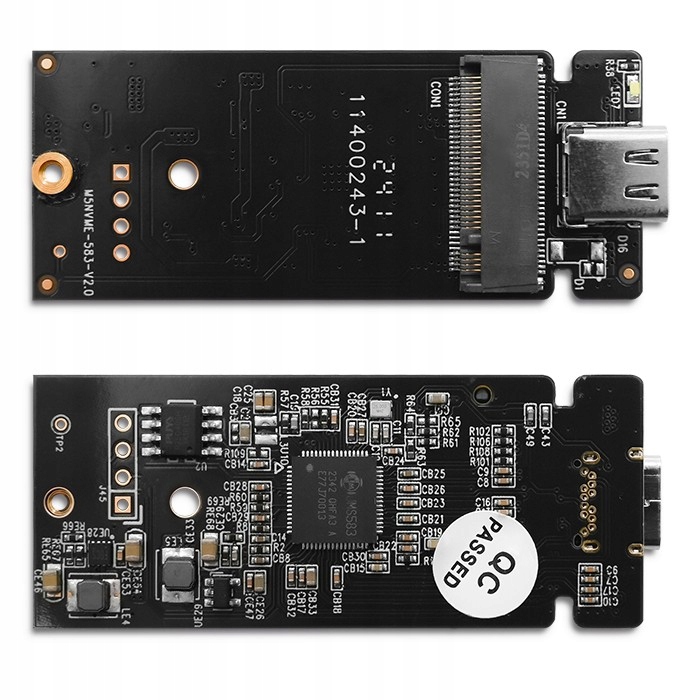 Wysoka kompatybilność – Obsługa dysków M.2 SSD NVMe o rozmiarach 2230 i 2242