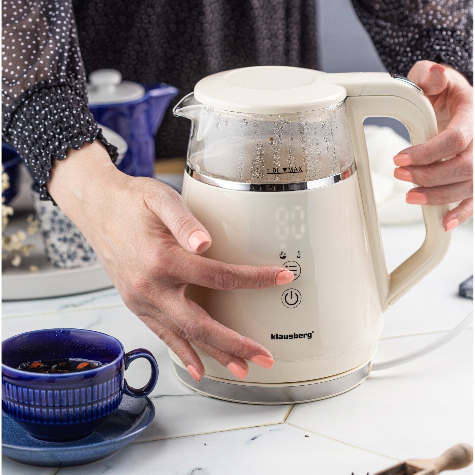 Inteligentna kontrola temperatury – 5-stopniowe programowanie dla idealnych napojów