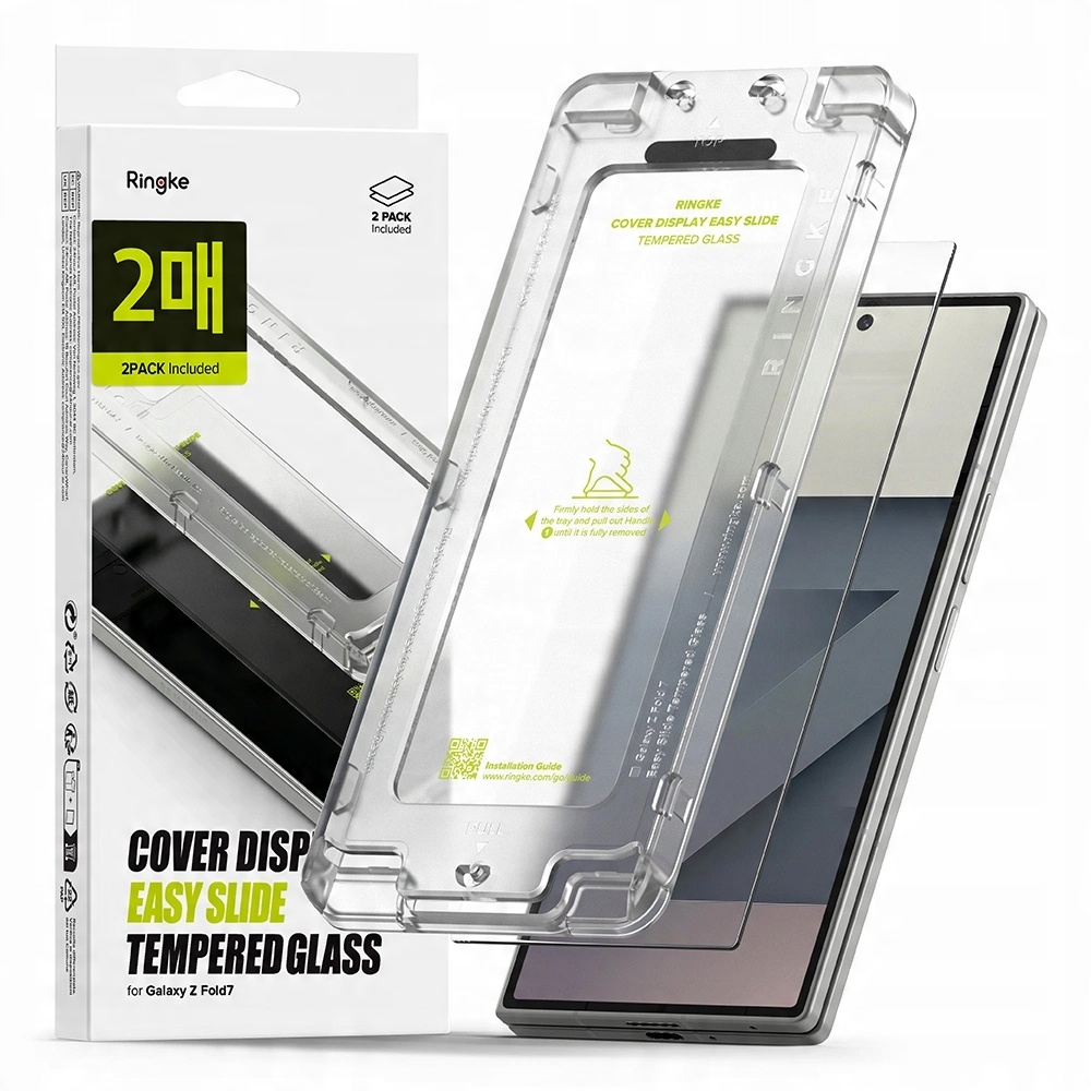 Szkło hartowane Ringke Cover Display Easy Slide 2-Pack Galaxy Z Fold 7 – Najlepsza ochrona dla Twojego ekranu