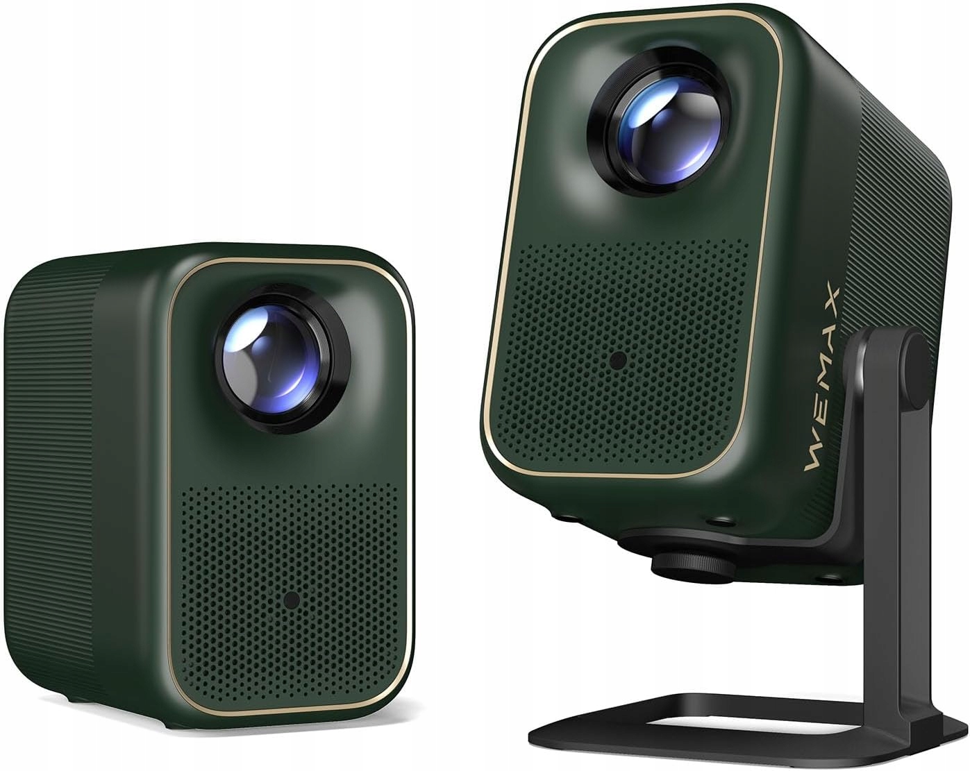 WEMAX Projektor 4K Przenośny ze stojakiem 1080P HDR 10 WiFi/Bluetooth – Twoje kino w domu