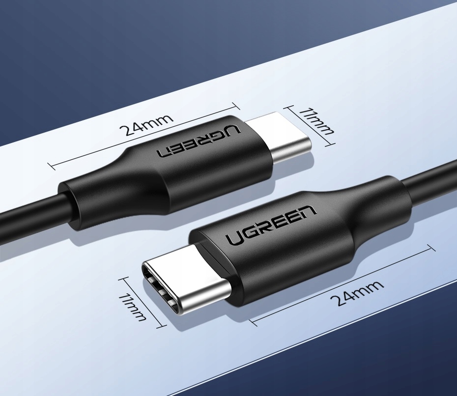 Materiały i konstrukcja kabla UGREEN USB-C