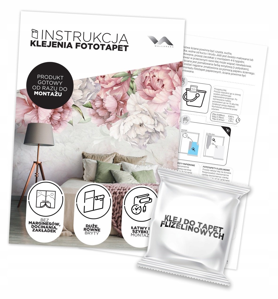 Łatwy i szybki montaż – Bez docinania i marginesów