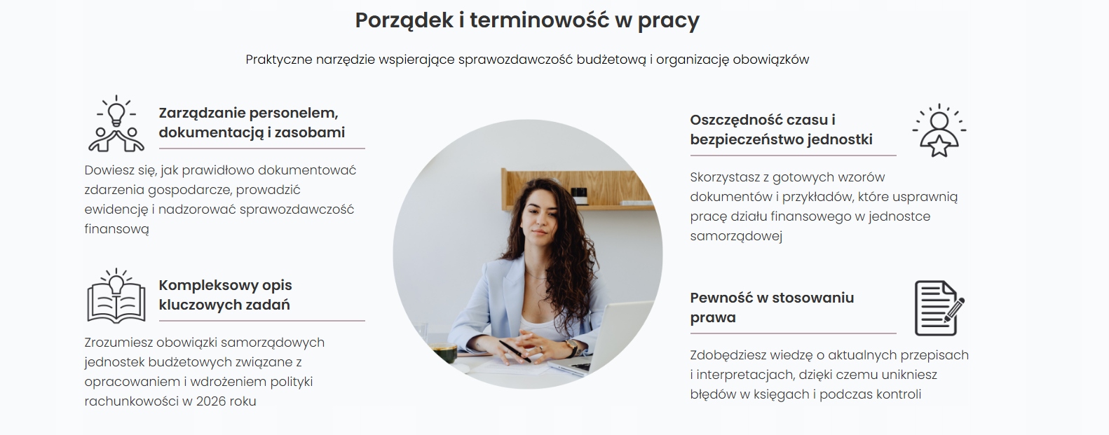 Dokumentacja zasad rachunkowości – Wsparcie dla kierowników jednostek