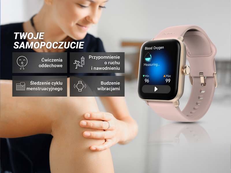 Zaawansowana analiza snu w smartwatchu Hama 6010