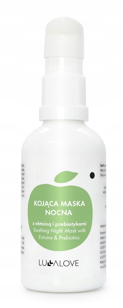 Lullalove Kojąca maska nocna z ektoiną i prebiotykami – Twoje wsparcie w nocnej pielęgnacji
