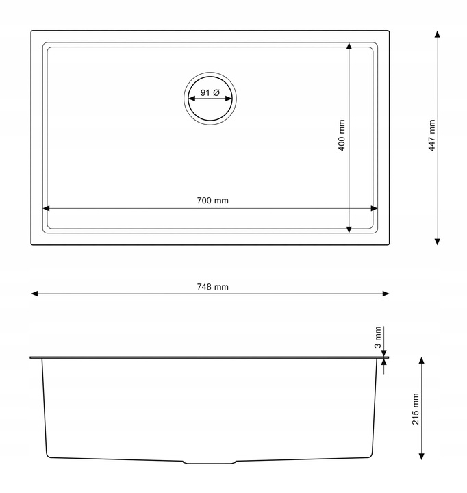 Syfon z funkcjonalnym koszyczkiem – Łatwe opróżnianie i utrzymanie czystości