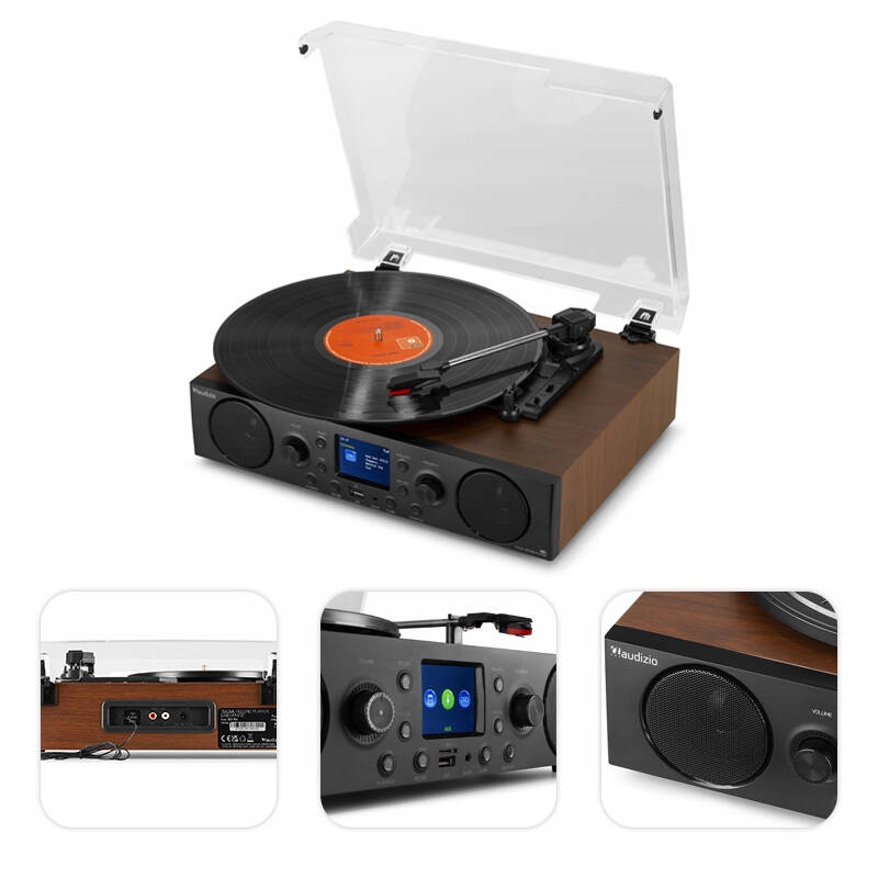 Gramofon Tulsa BT Radio DAB+ FM – Połączenie stylu vintage z nowoczesnością
