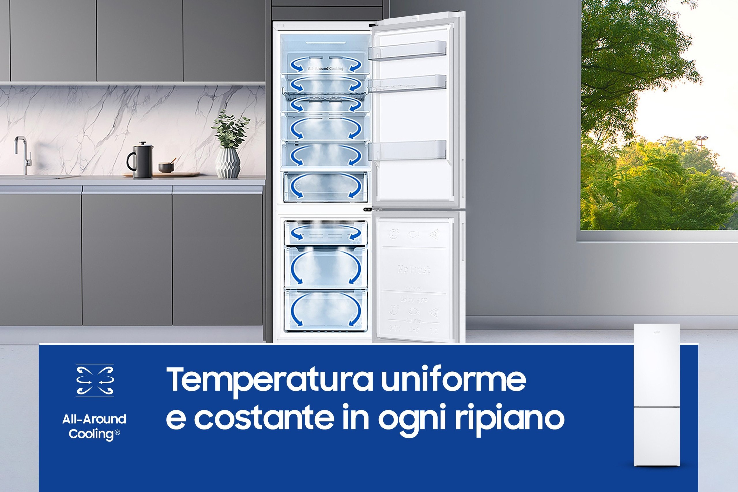 Poziom hałasu 35 dB – cicha praca lodówki