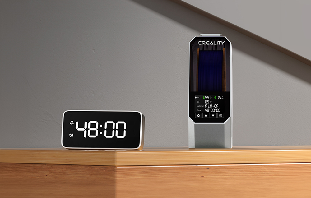 Suszarka do filamentu Creality Space Pi - Prosta obsługa i bieżące monitorowanie parametrów