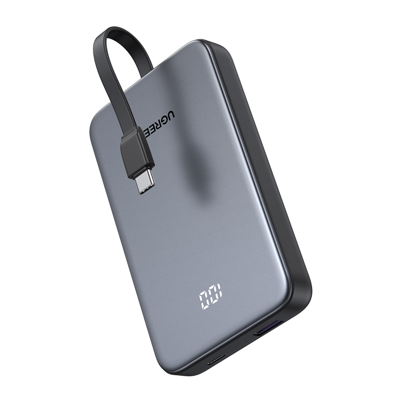 Kompaktowy design i wbudowany kabel USB-C