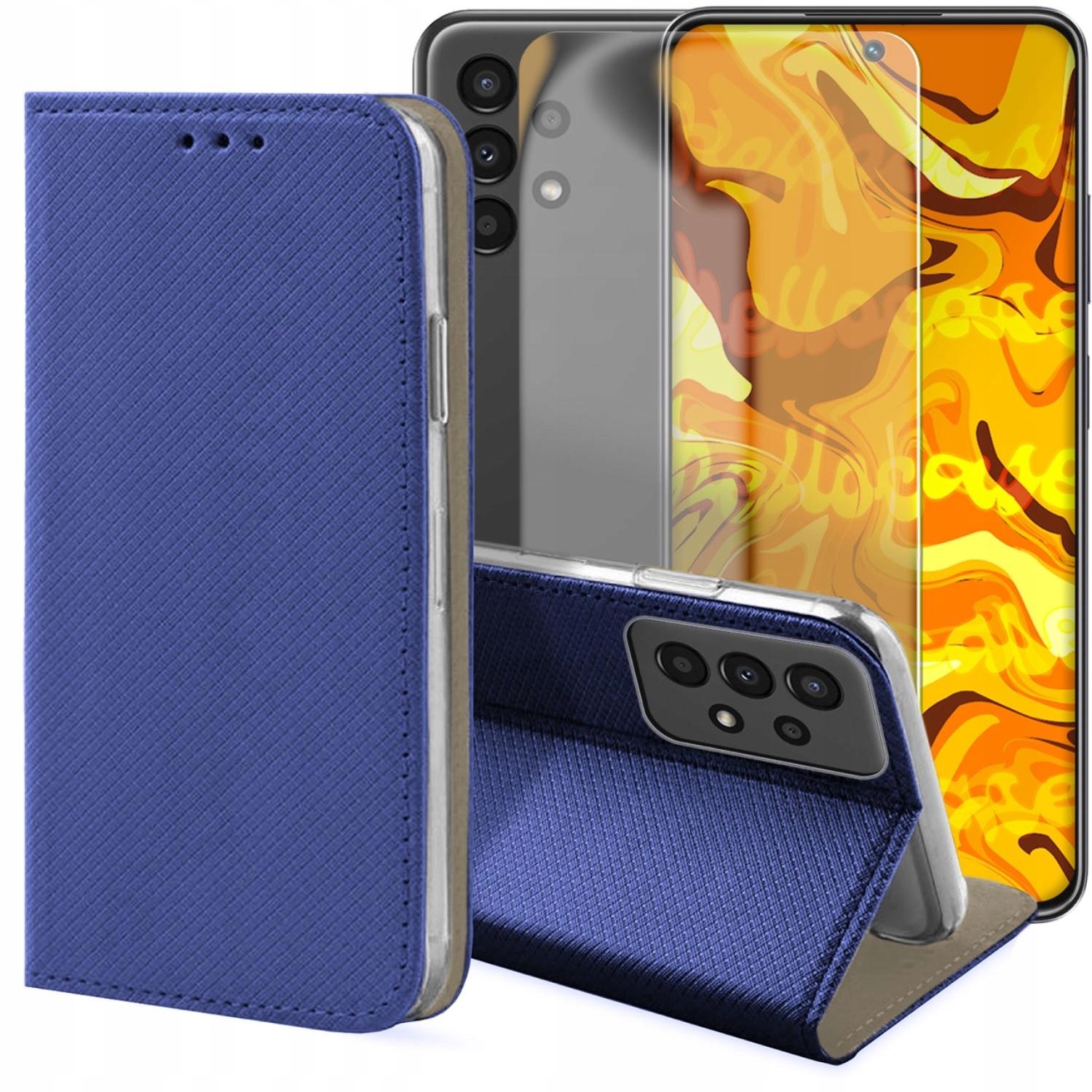 Etui z Klapką Do Samsung Galaxy A13 4G – Elegancja i Ochrona w Jednym