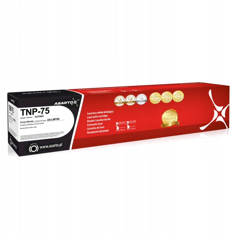 Toner Asarto do Konica-Minolta TNP-75 | ACF0051 | 20000 str. | czarny – Wydajność i jakość w jednym