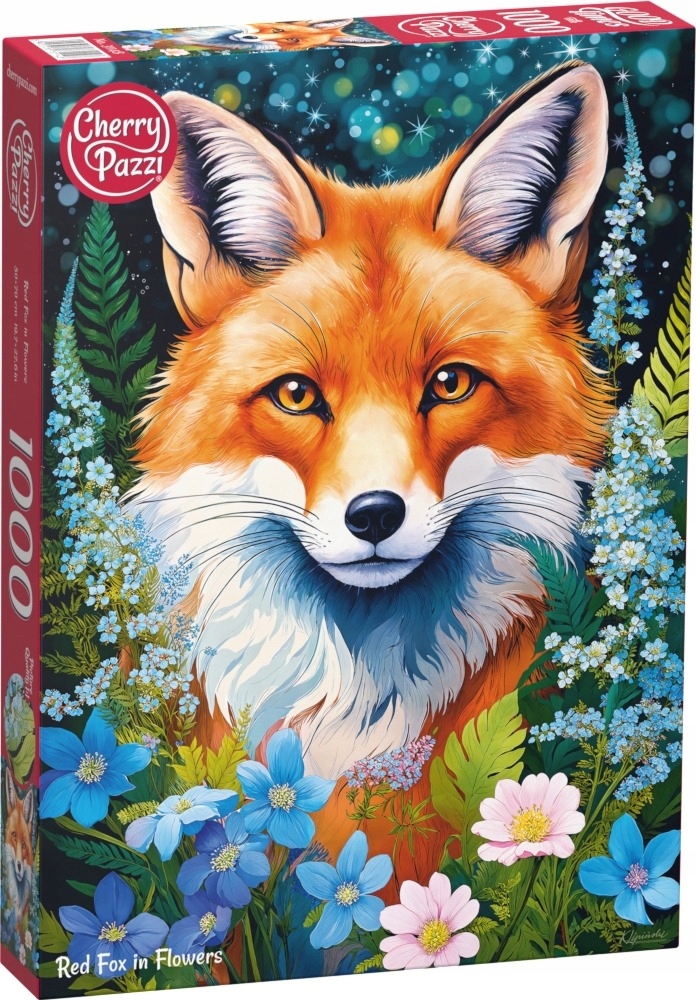 Puzzle 1000 CherryPazzi Rudy Lis w Kwiatach – Idealna układanka dla miłośników przyrody