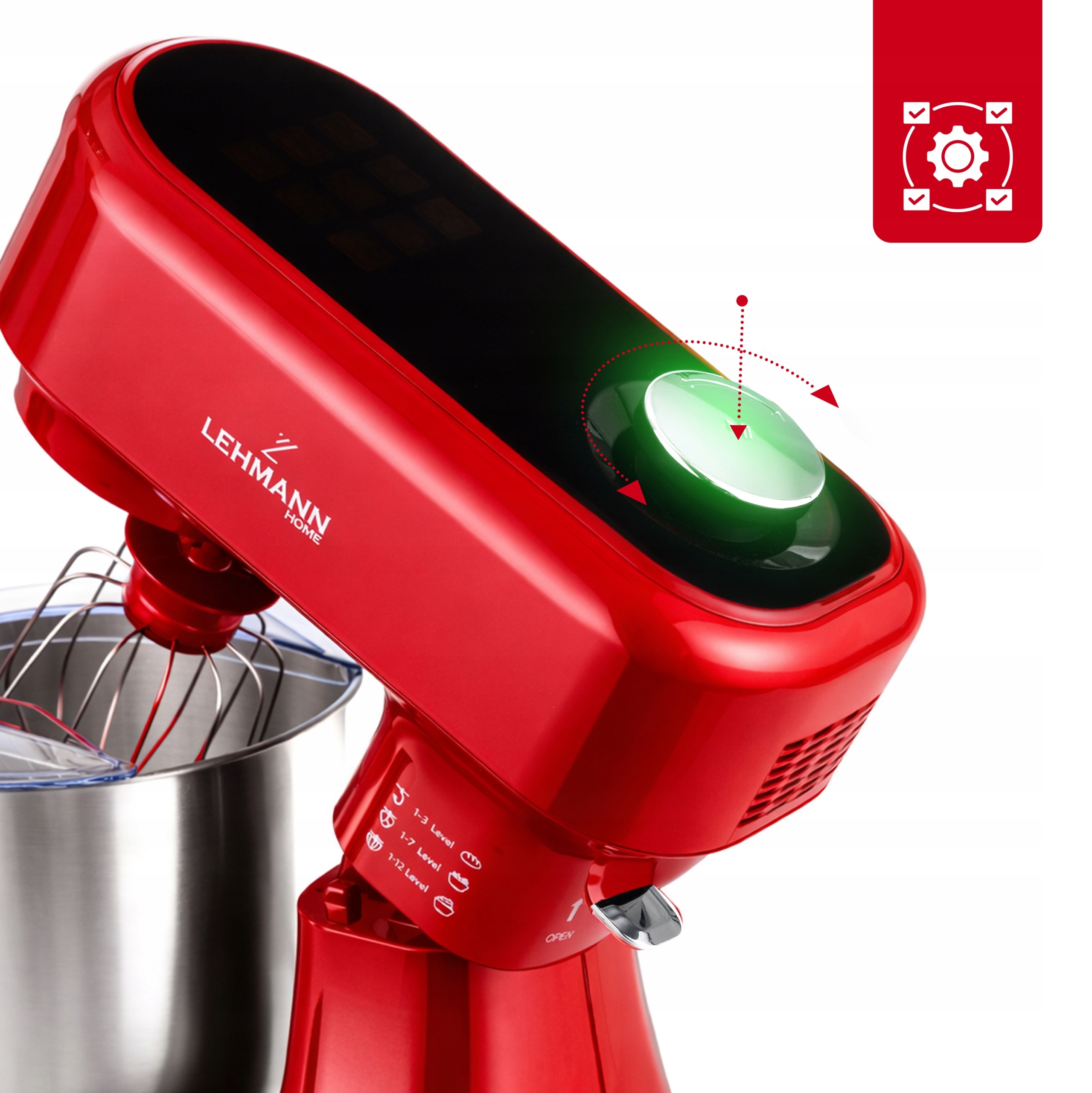 Silnik o mocy 1500W – moc, która poradzi sobie z każdym ciastem