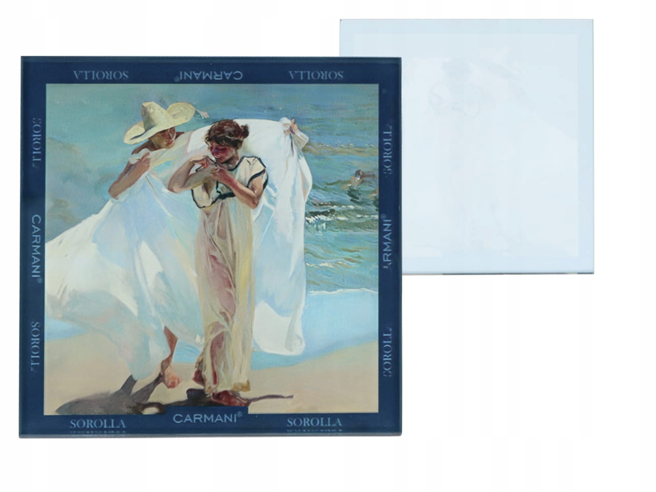 Podkładka szklana - J. Sorolla, Po kąpieli (CARMANI) – Elegancja i funkcjonalność w Twoim domu