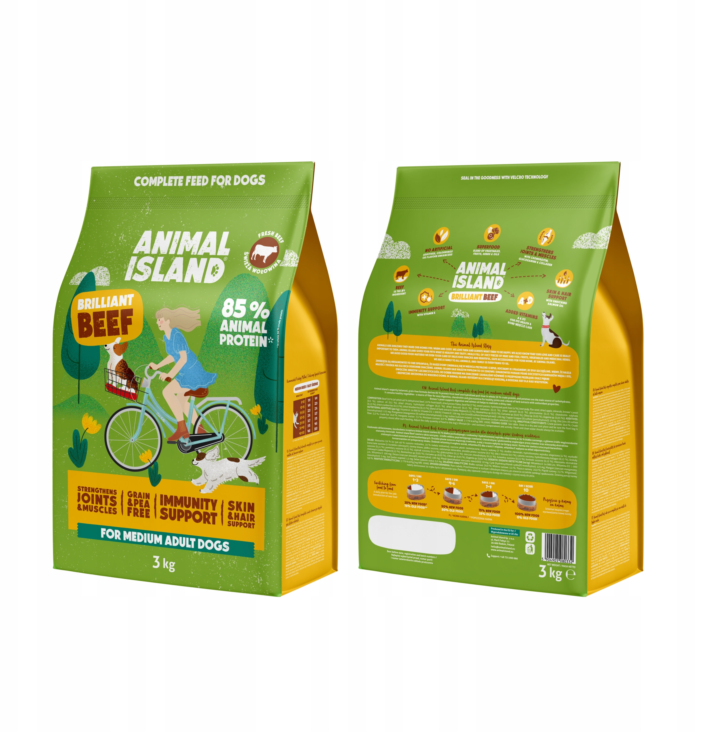 Bezzbożowa i bezglutenowa formuła dla wrażliwych żołądków