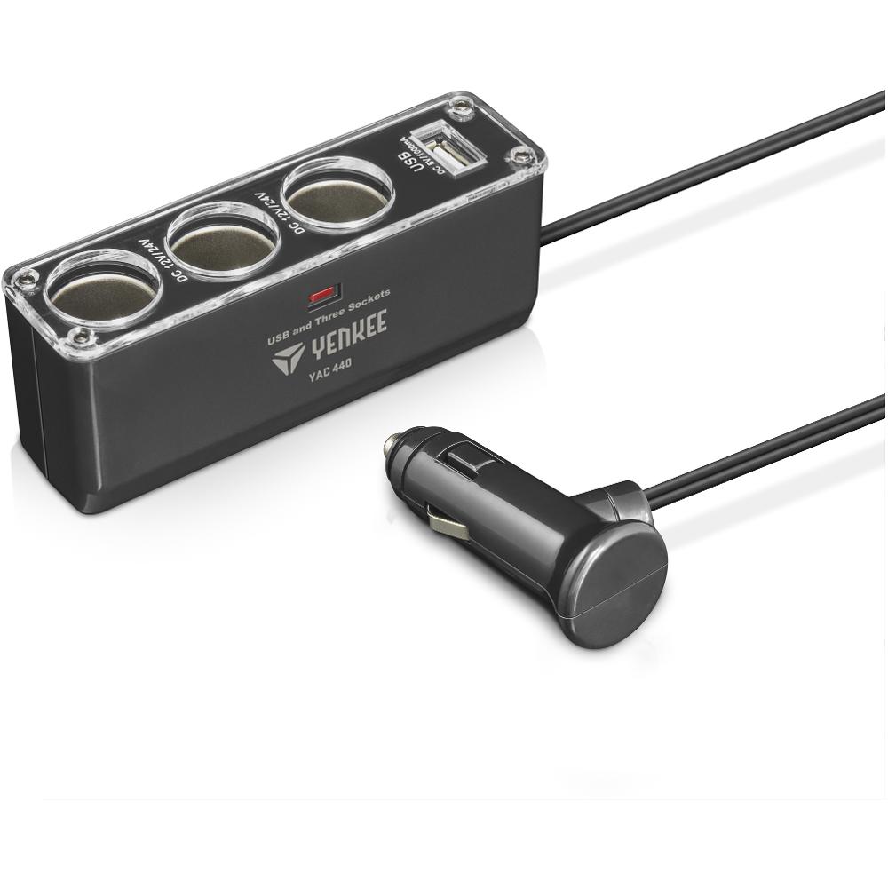 Uniwersalny adapter USB i rozdzielacz samochodowy