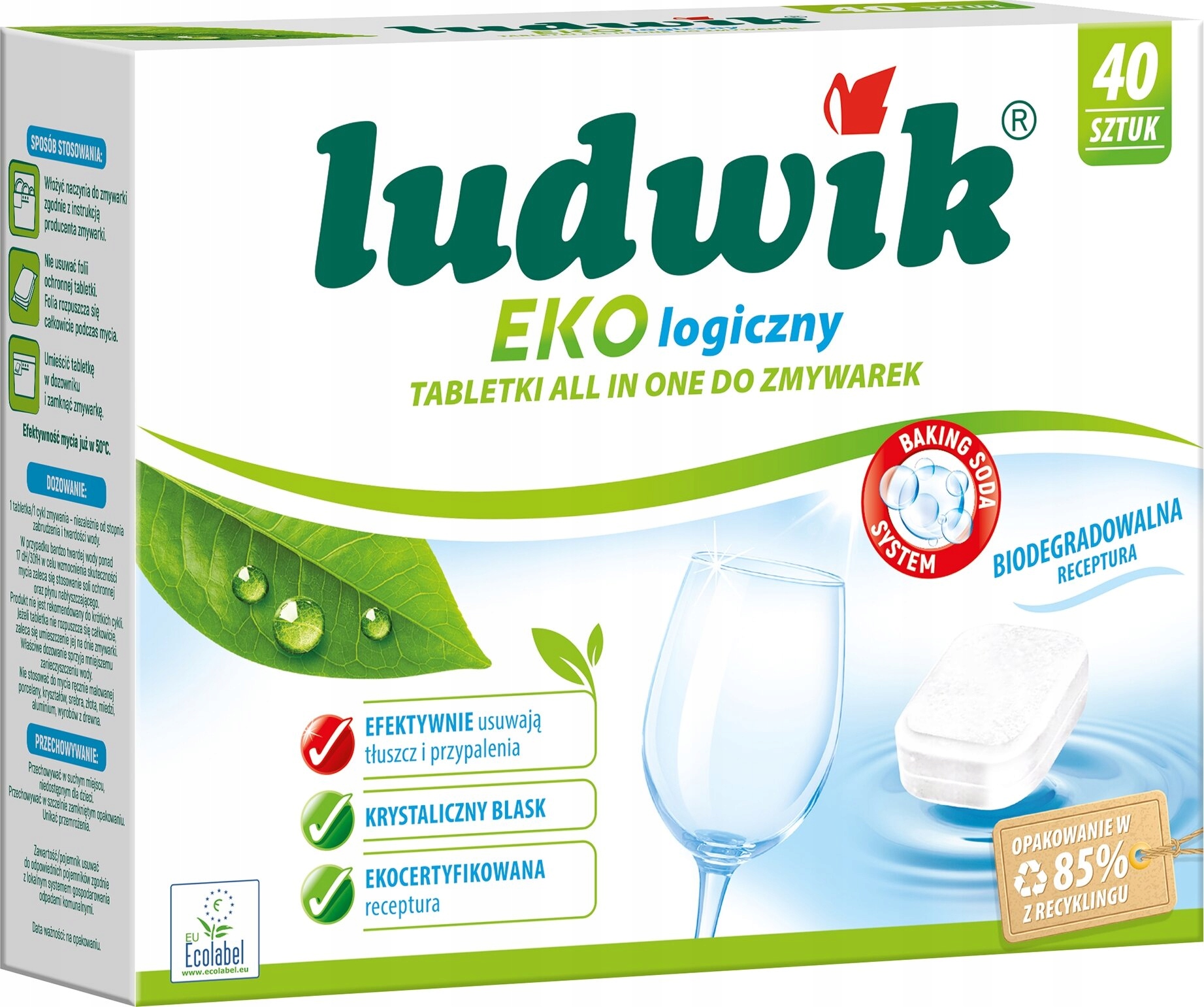 Tabletki do zmywarek Ludwik All in One* – czyszczenie dla Twojej kuchni