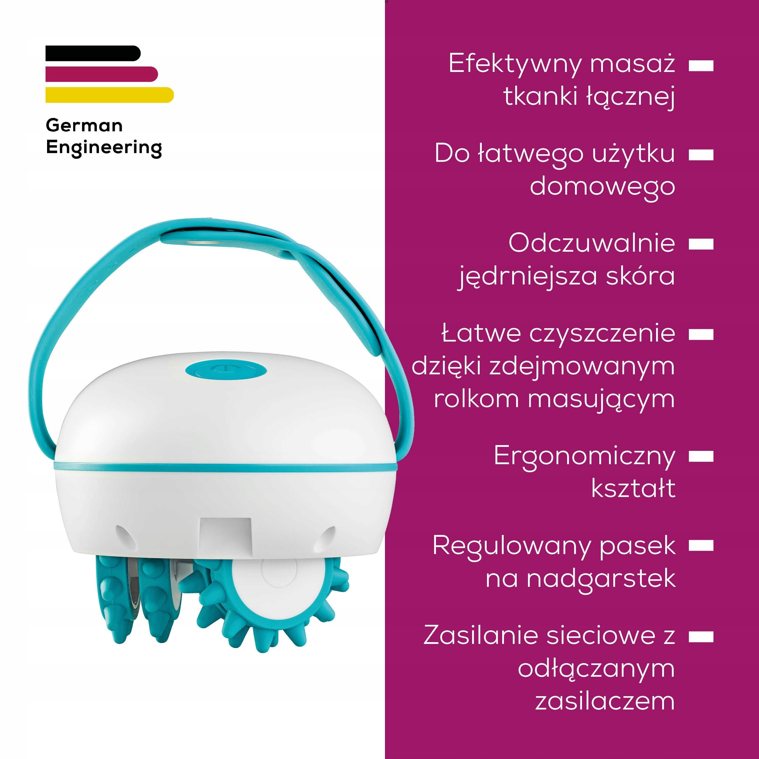 Idealny do użytku domowego – Ciesz się masażem bez obaw o baterie