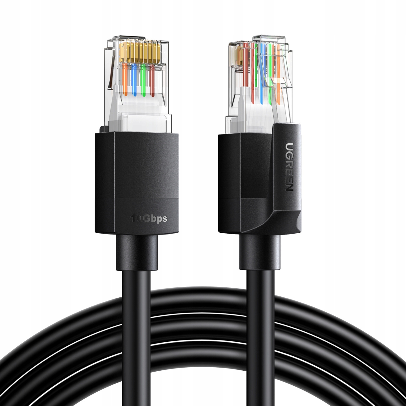 Kabel Ethernet Cat6A UTP 2m - czarny – Wydajność i niezawodność w sieci