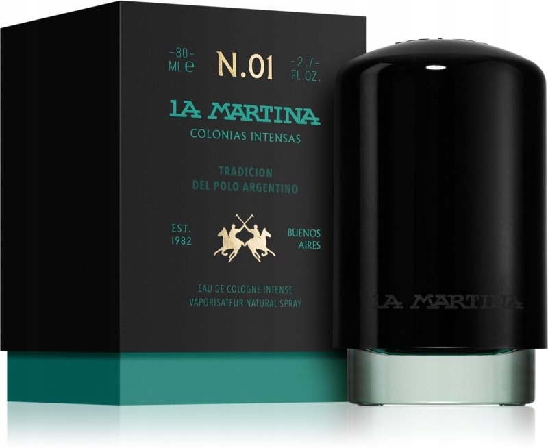 La Martina Alpha Woods Intense – Unisex woda kolońska o intensywnym zapachu