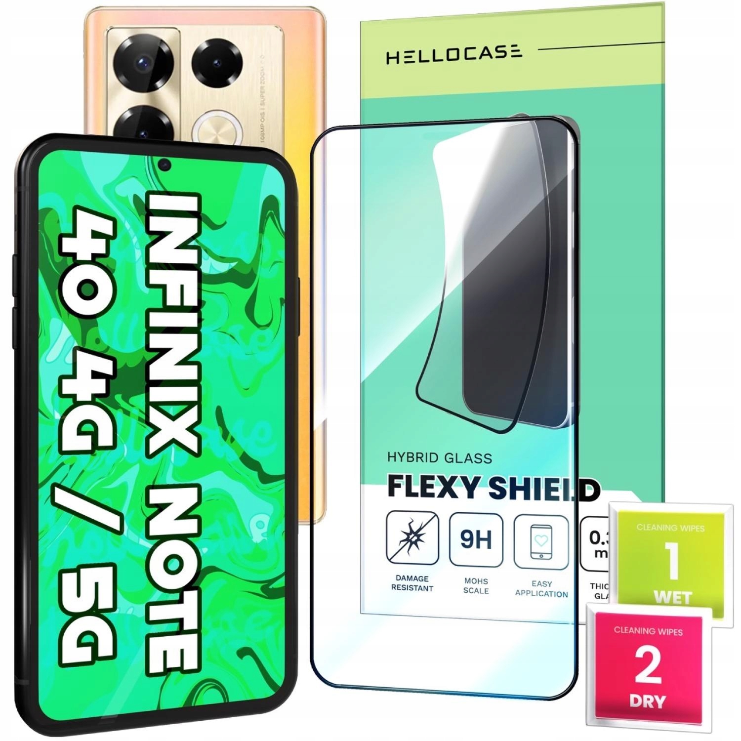Szkło Hybrydowe Do Infinix Note 40 4G / 5G – Najlepsza Ochrona Ekranu