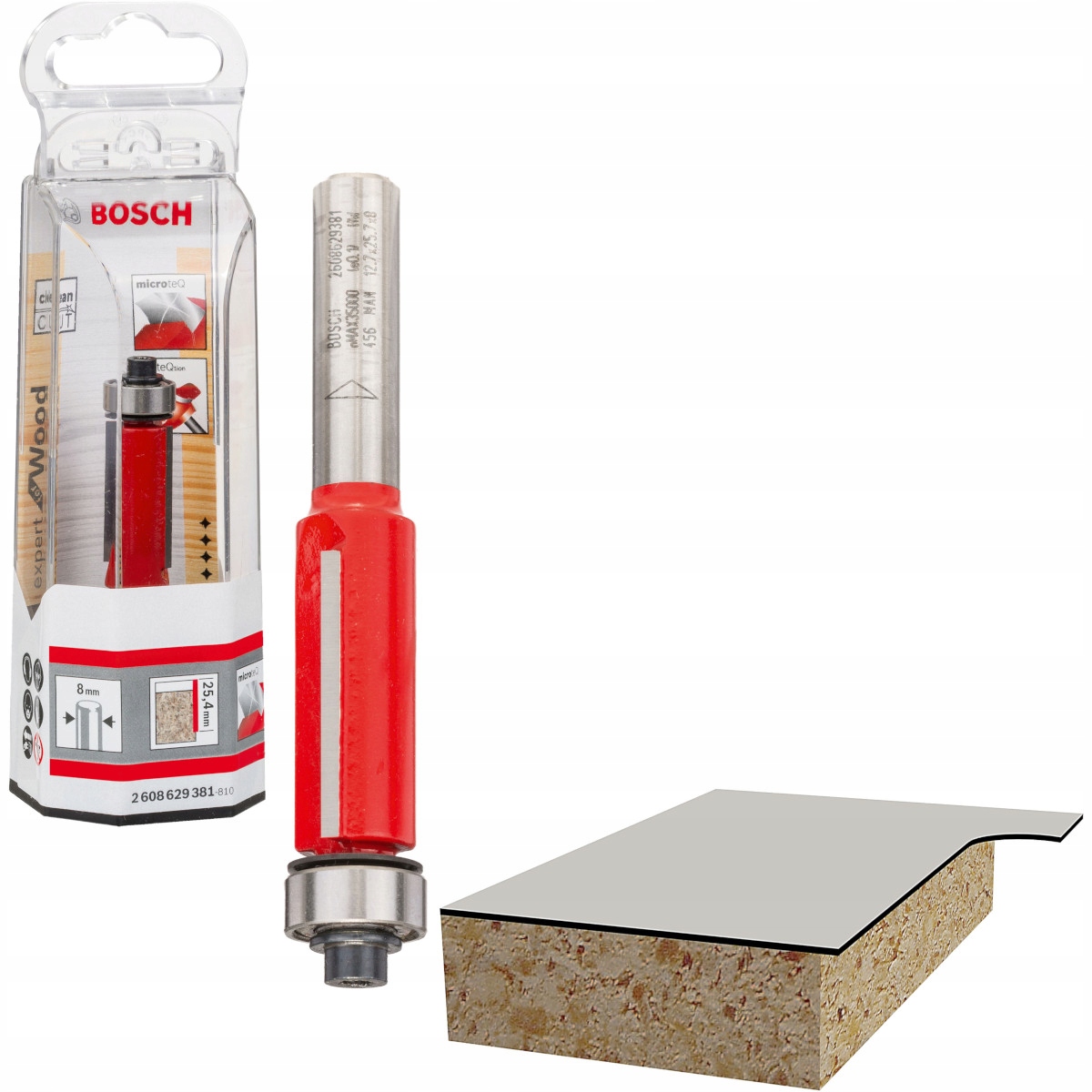 Zastosowanie frezu – Idealny do laminatów i twardego drewna