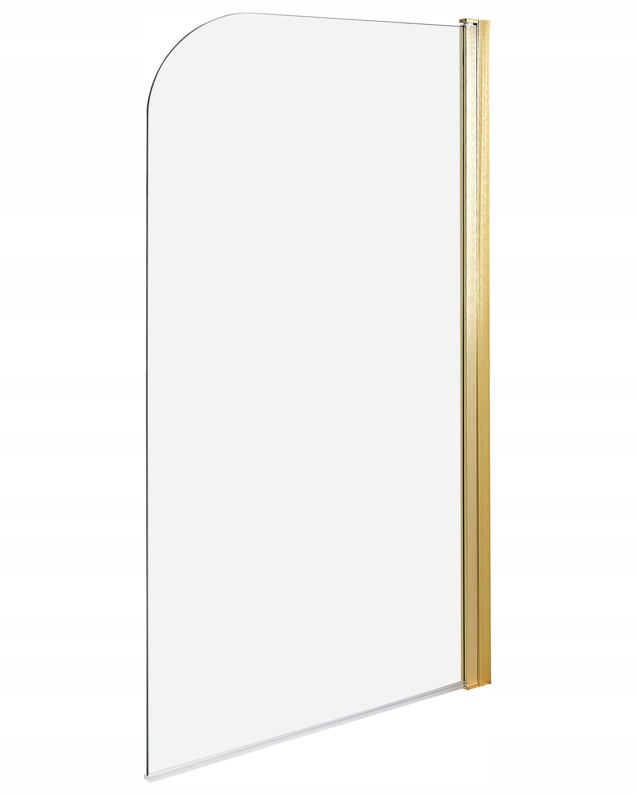Parawan nawannowy LAPAN 140 x 80 cm Złoty – Elegancja i funkcjonalność w Twojej łazience