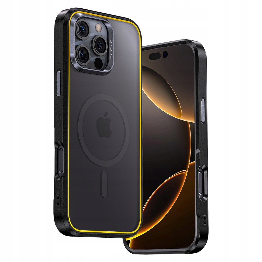 Etui na telefon AOHi The Future Magarmor iPhone 16 Pro Max Czarny – Ochrona na najwyższym poziomie