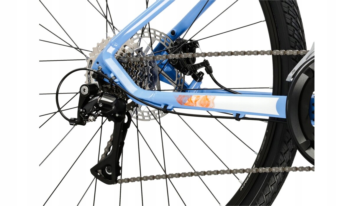 Doskonałe osiągi – 16 biegów i precyzyjne przerzutki Shimano