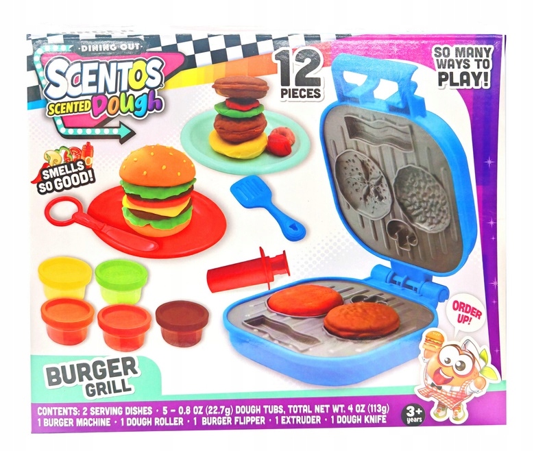 Burgerowy Grill – Zestaw do zabawy w grillowanie dla dzieci