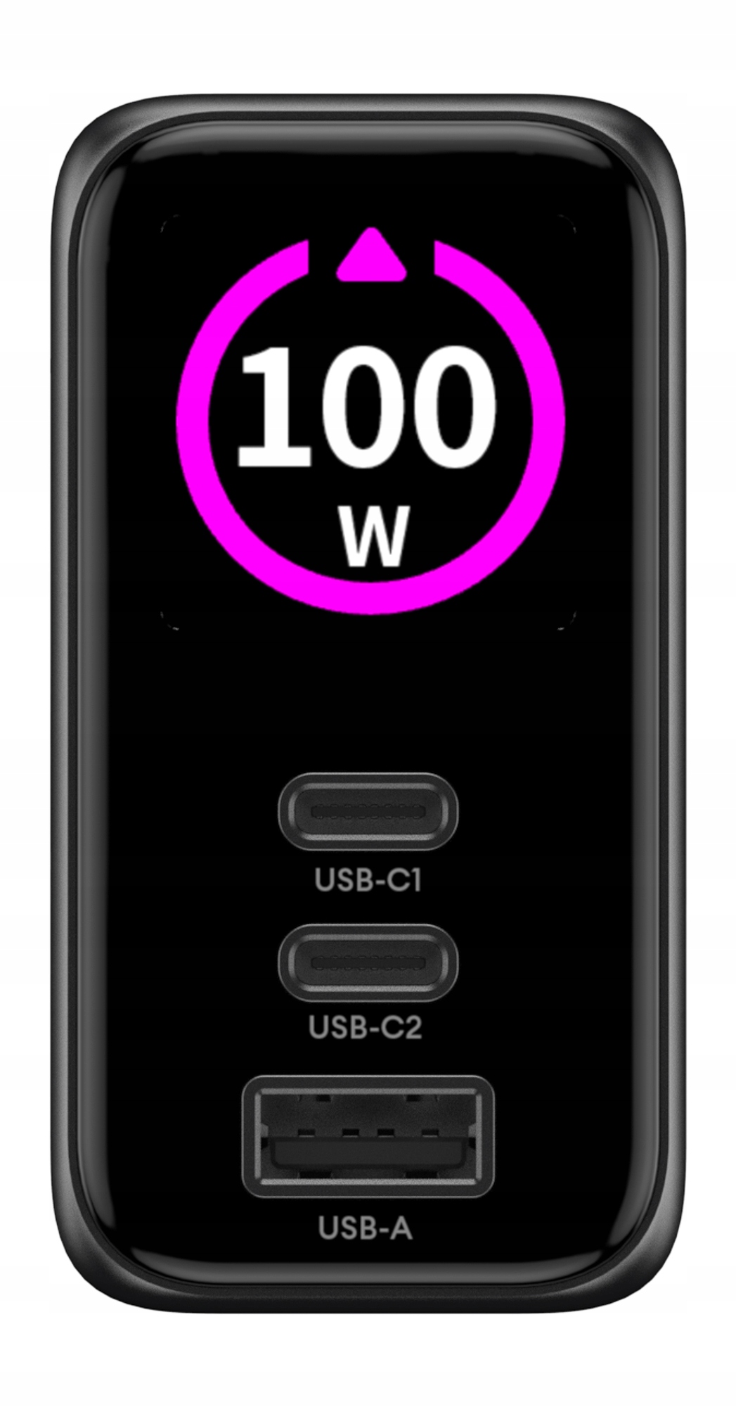 Ładowarka sieciowa Newell GaN 100 W TFT - EU – Twoje źródło mocy w podróży