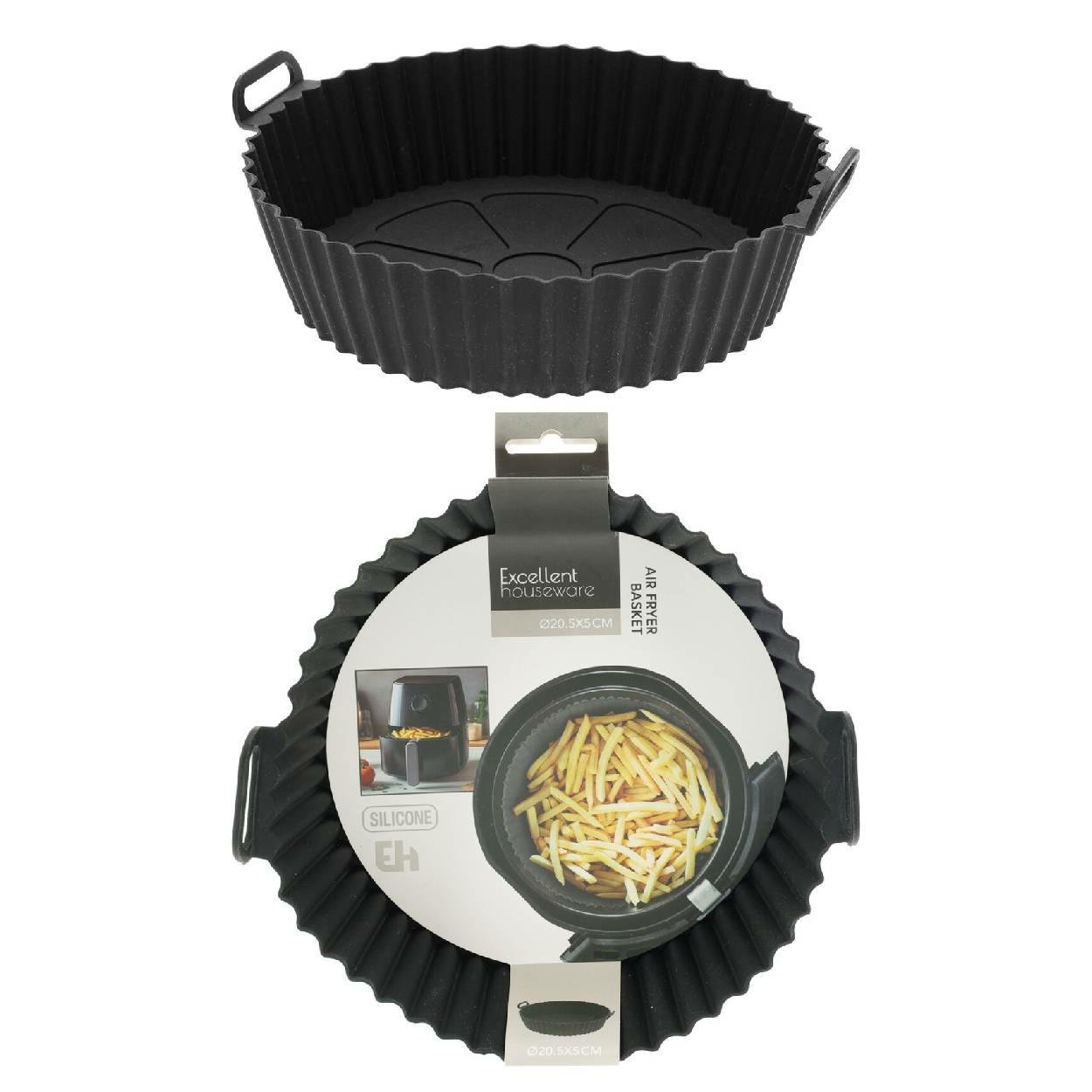 Silikonowy koszyk do frytkownicy beztłuszczowej 20,5 cm – Zdrowsze gotowanie w Twojej kuchni