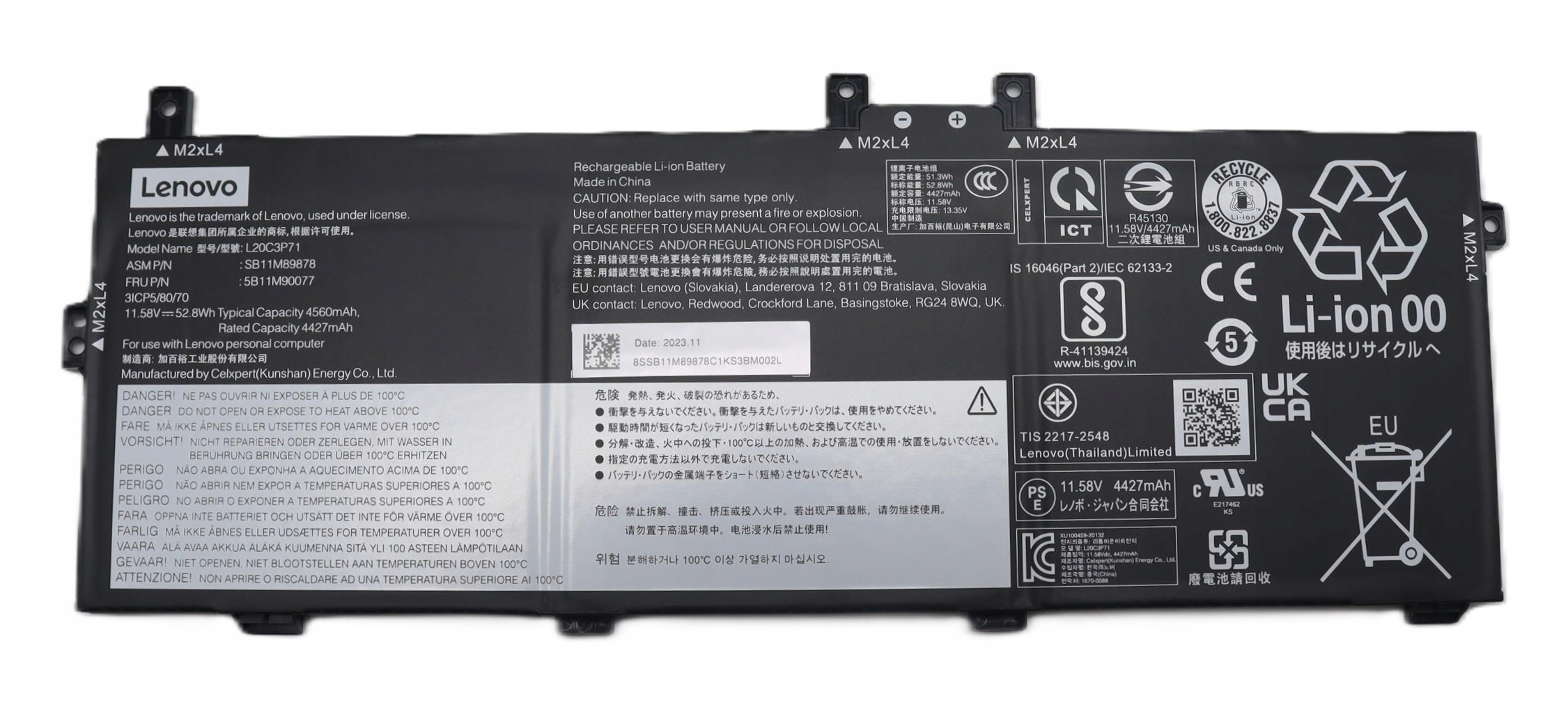 Oryginalna bateria Lenovo – Idealne dopasowanie do Twojego laptopa